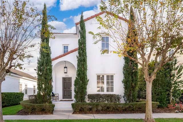 front view of house with a yard