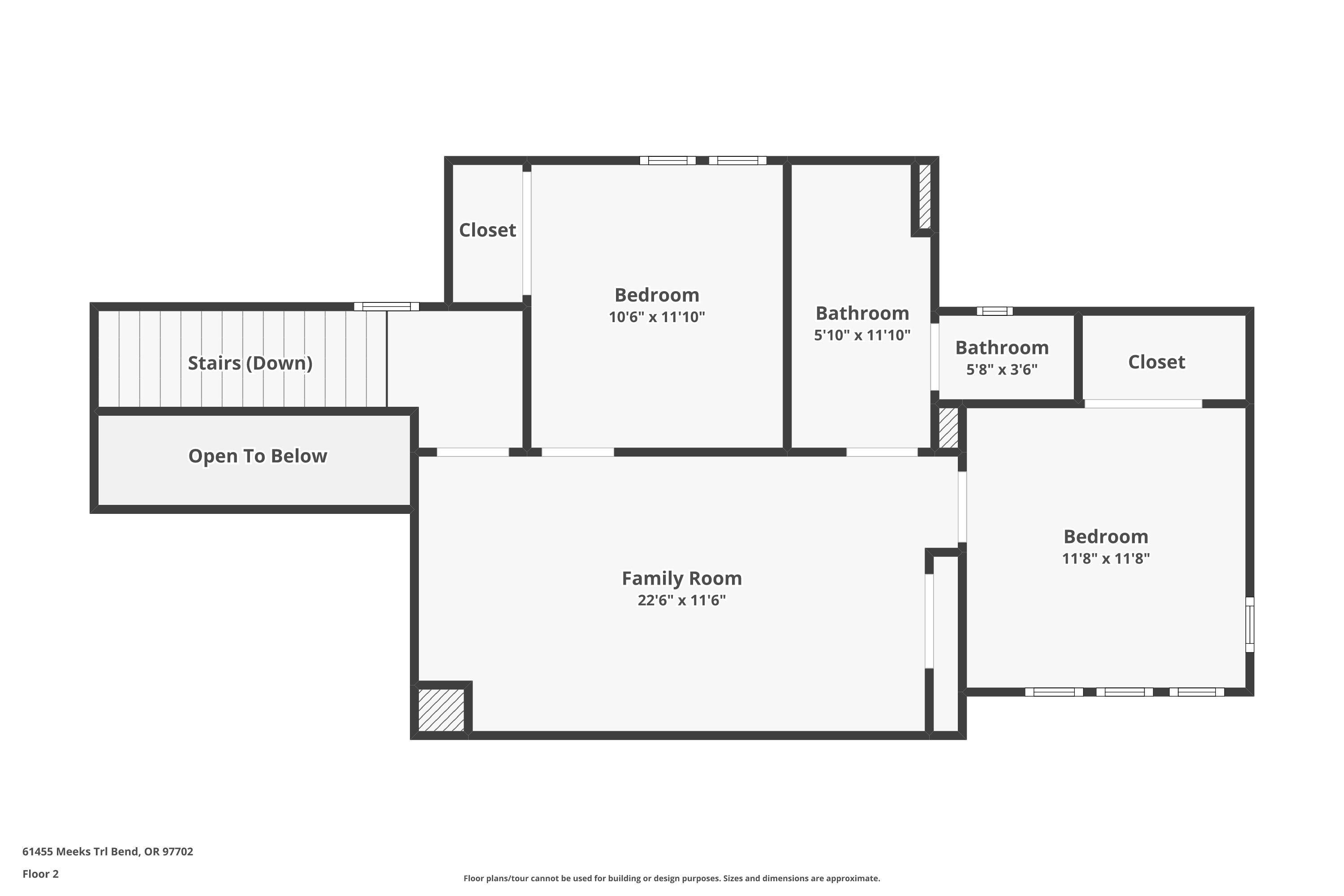 61455 Meeks Trail Bend, OR 97702 - Photo 46 of 46 39Upper floorplan