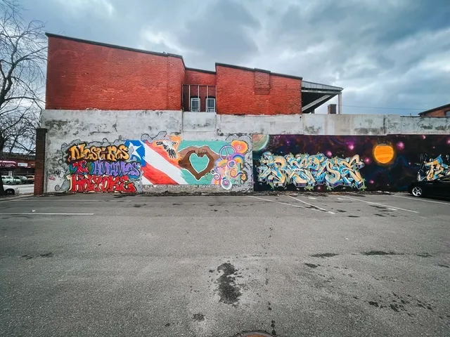 view of parking area