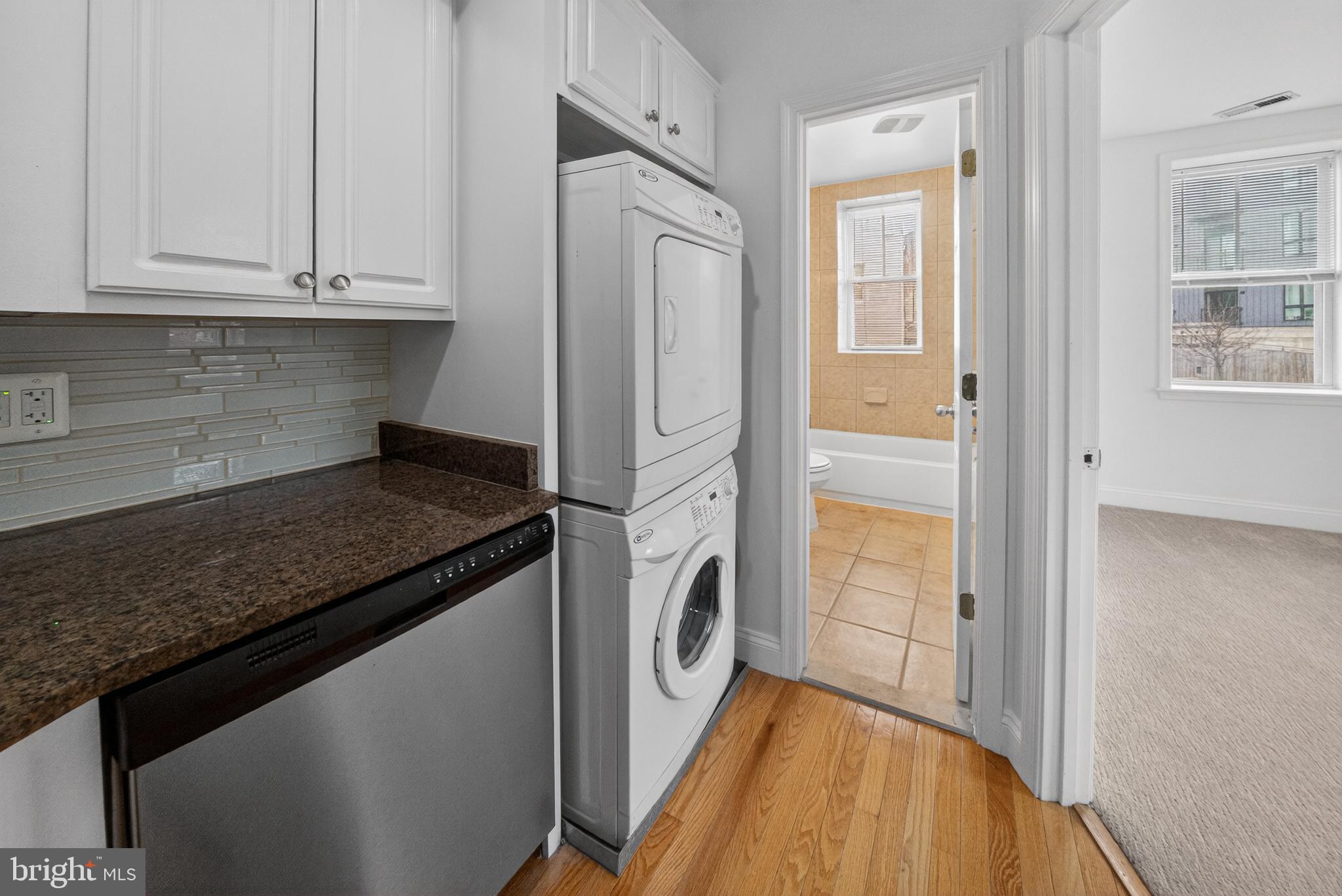 1629 L Street Northeast, Unit 202 Washington, DC 20002 - Photo 10 of 29 Washer/dryer stack