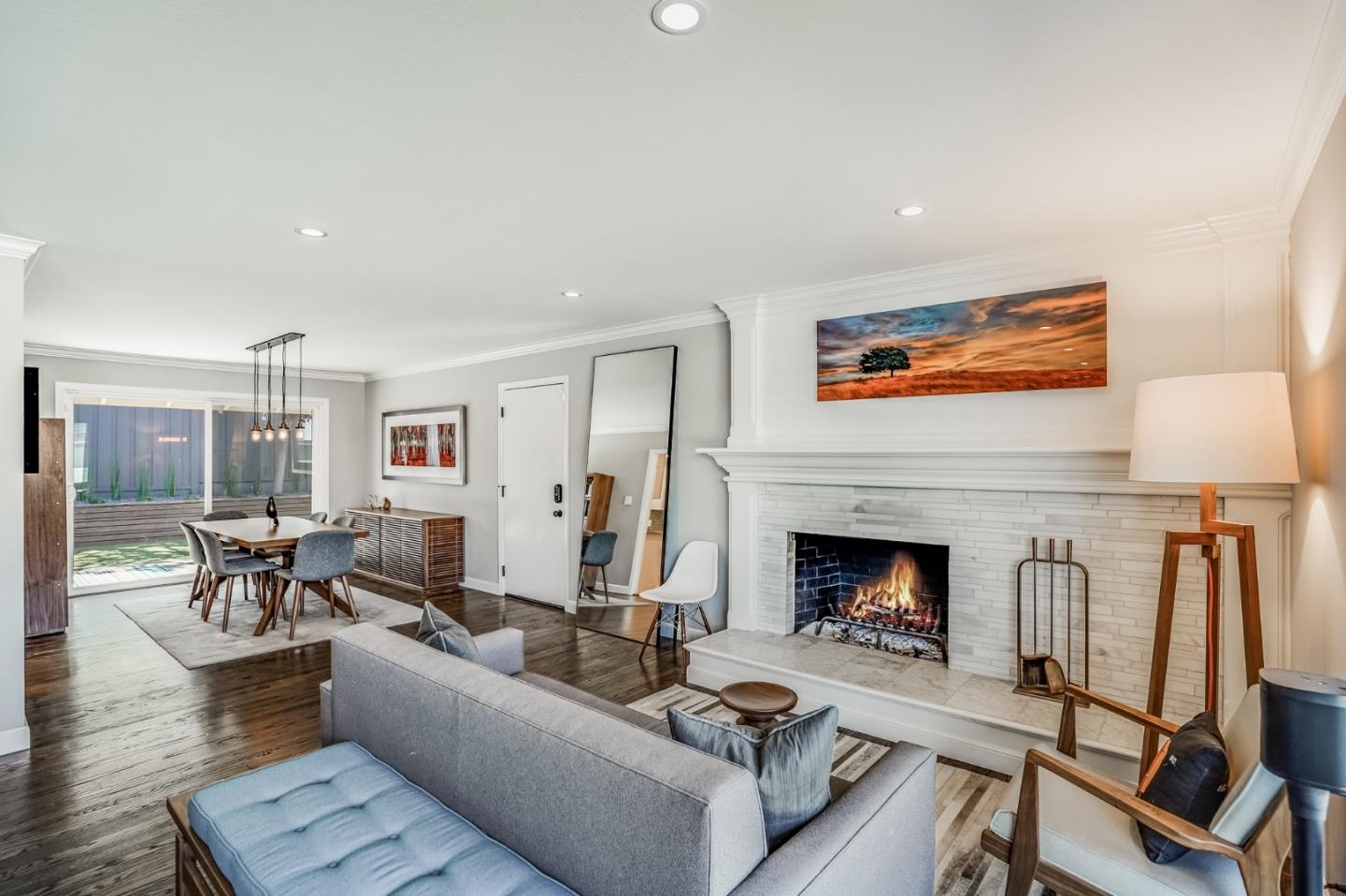 775 Pico Avenue San Mateo, CA 94403 - Photo 15 of 66 a living room with furniture and a fireplace