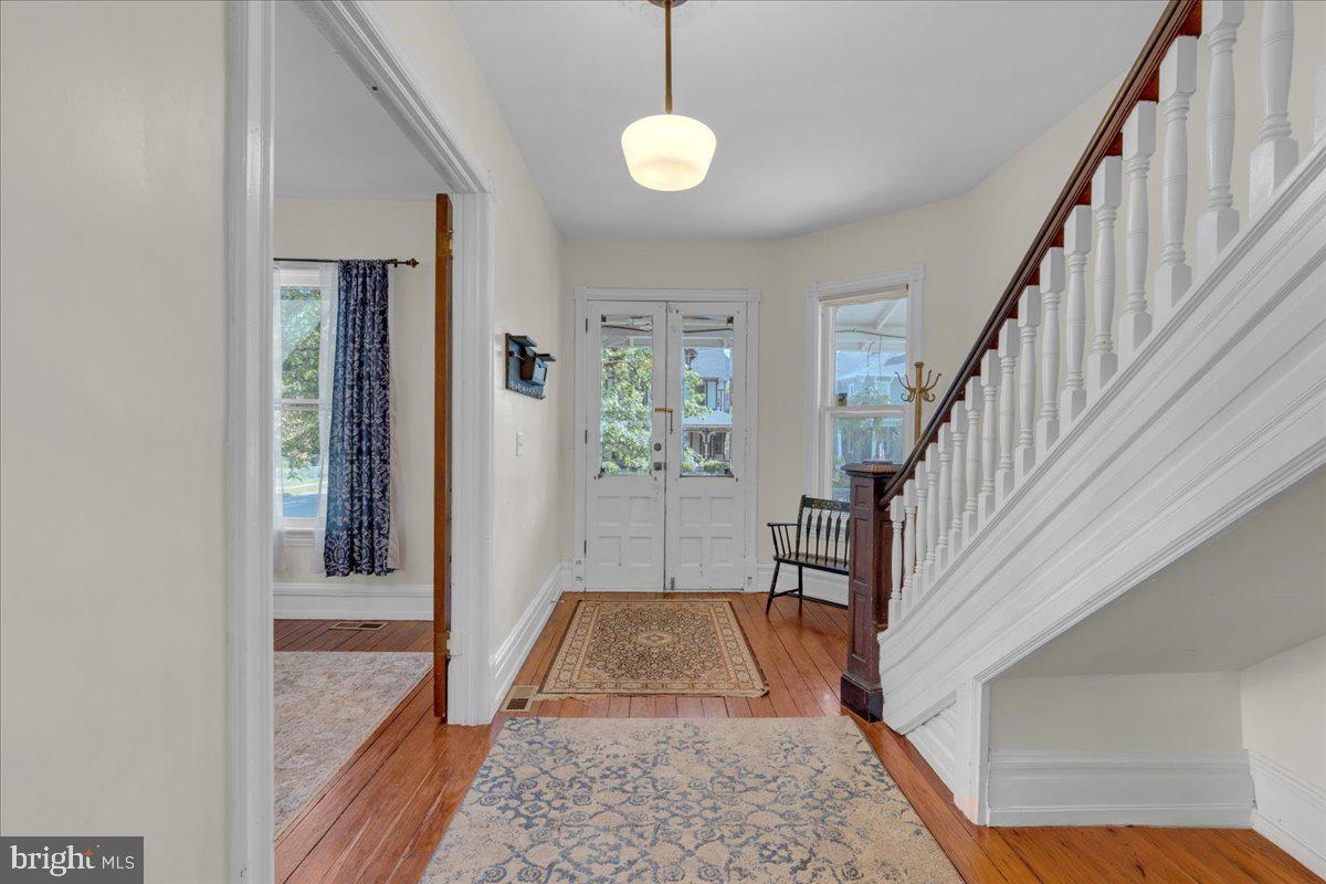 45 Broad Street Mount Holly, NJ 08060 - Photo 17 of 58 a view of entryway with wooden floor