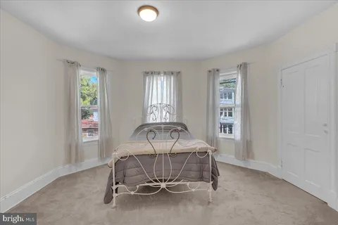 a picture of a room with a wall painting