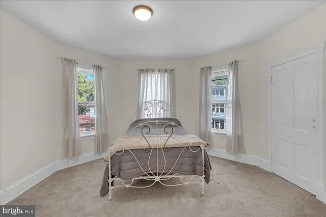 a picture of a room with a wall painting