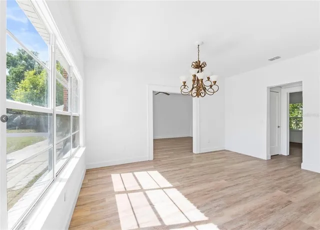 a very nice looking room with a large window