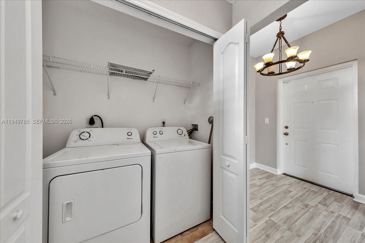 4341 Southwest 160th Avenue, Unit 201 Miramar, FL 33027 - Photo 42 of 53 a view of washer and dryer