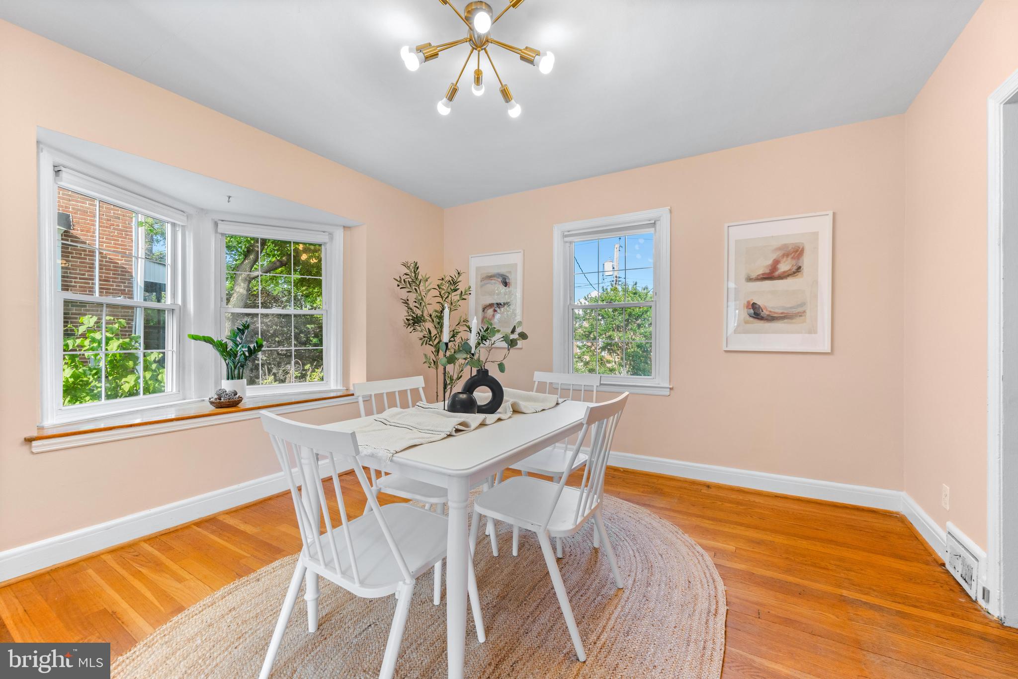 1840 Deveron Road Towson, MD 21286 - Photo 12 of 43 a view of a dining room with furniture window and outside view