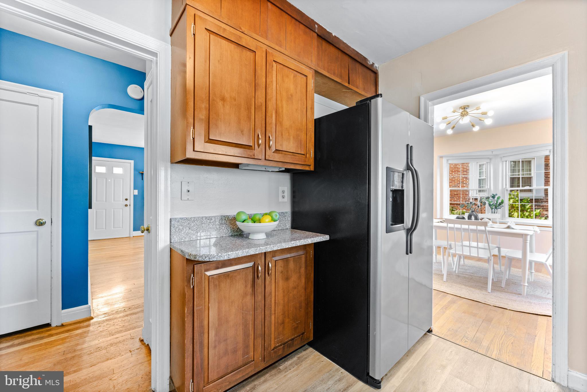 1840 Deveron Road Towson, MD 21286 - Photo 18 of 43 a kitchen with stainless steel appliances granite countertop a refrigerator and a sink