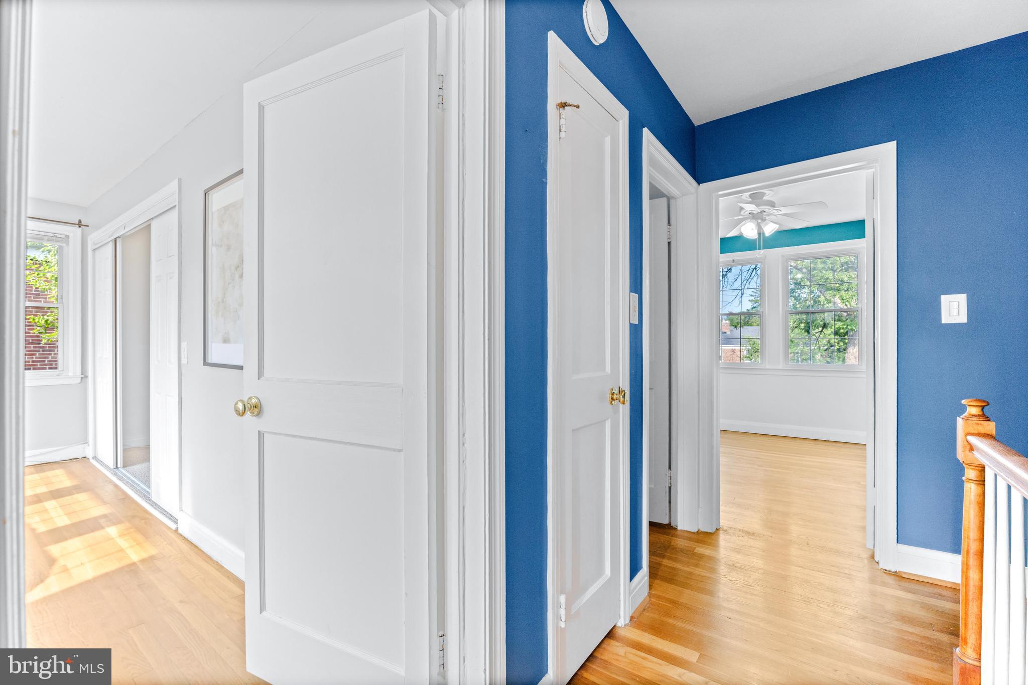 1840 Deveron Road Towson, MD 21286 - Photo 27 of 43 a view of a hallway with wooden floor and a living room