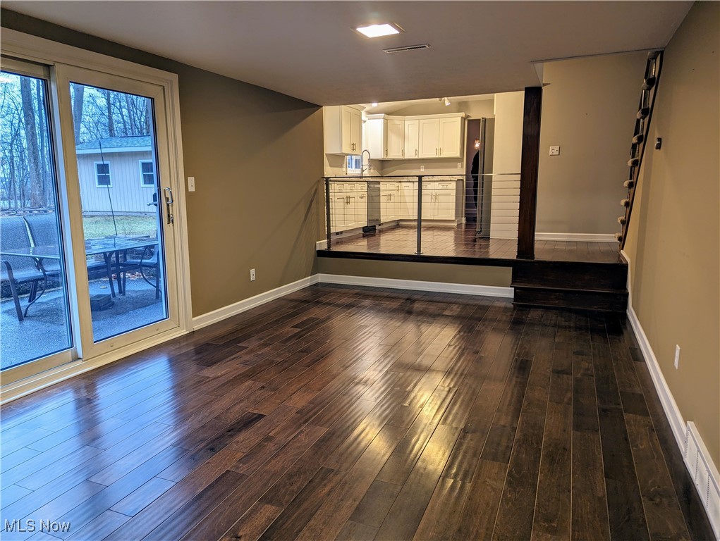 8645 Cedar Road Chesterland, OH 44026 - Photo 24 of 38 view from fireplace to kitchen