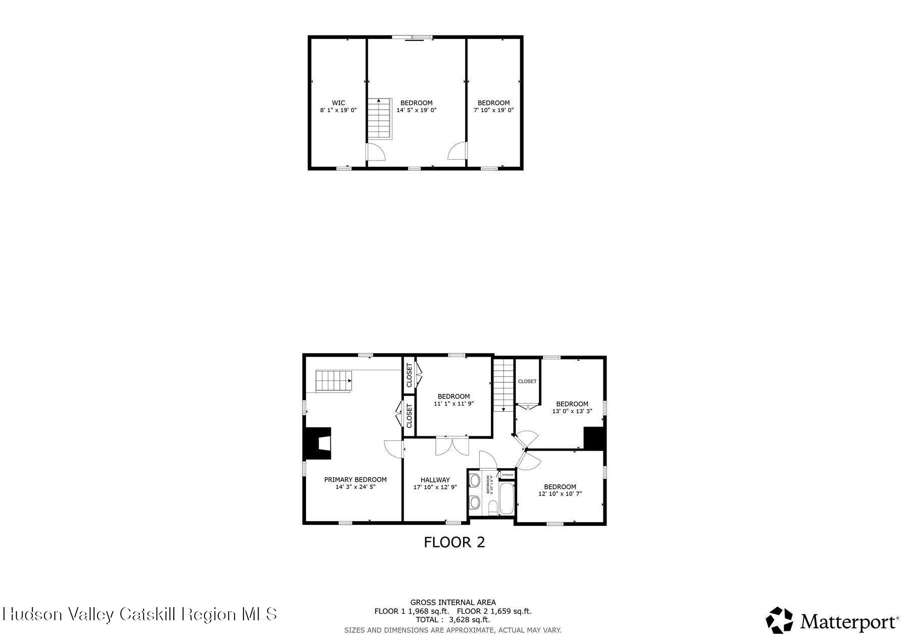 392-396 Cottekill Road Kingston, NY 12401 - Photo 34 of 34 a picture of a wall with white walls with a white wall and a picture