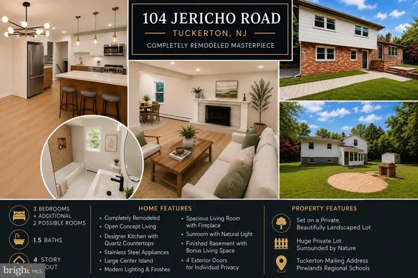 $425,000 | 104 Jericho Road, Tuckerton, NJ 08087