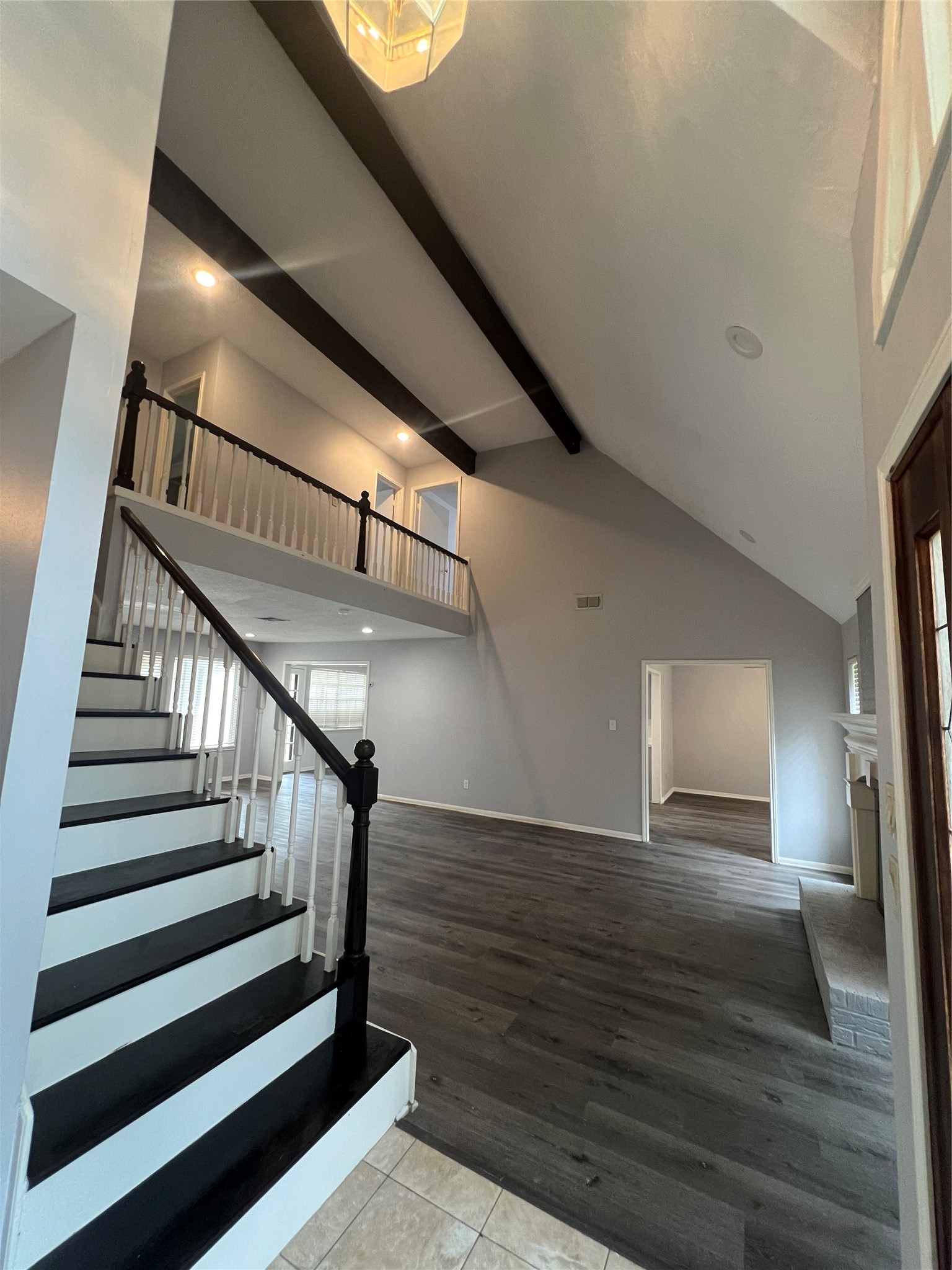 2015 Hamlin Valley Drive Houston, TX 77090 - Photo 5 of 31 a view of entryway and hall with wooden floor