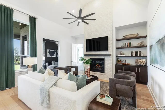 a bedroom with bed and window