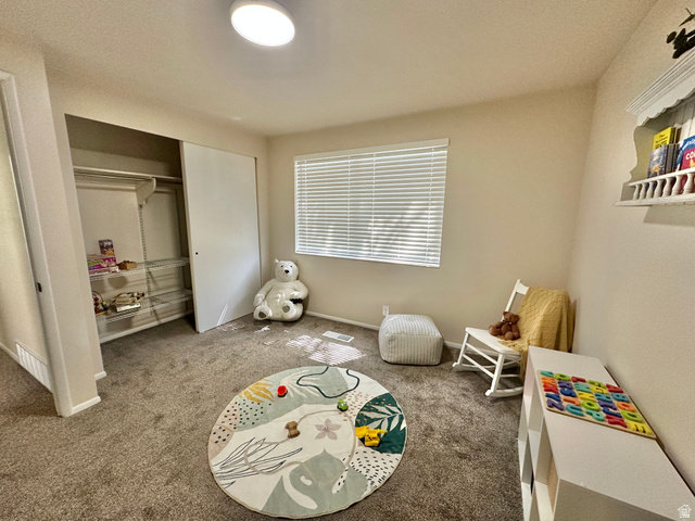 624 East Cutler Springville, UT 84663 - Photo 22 of 24 Bedroom #4 featuring a ceiling-mounted light fixture and a window with horizontal blinds with park views