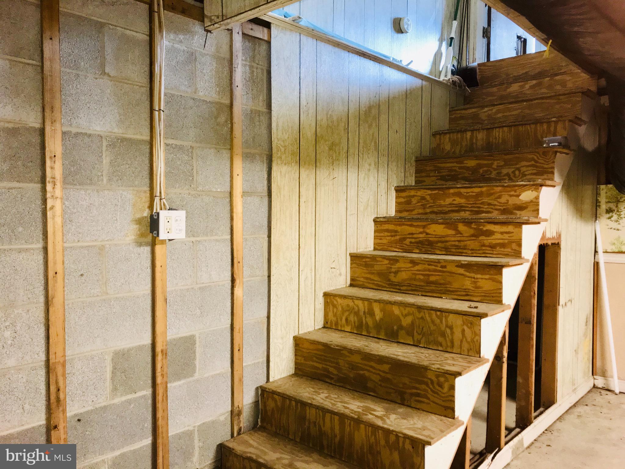 1958 Hourglass Road Hartly, DE 19953 - Photo 21 of 33 Basement Stairs