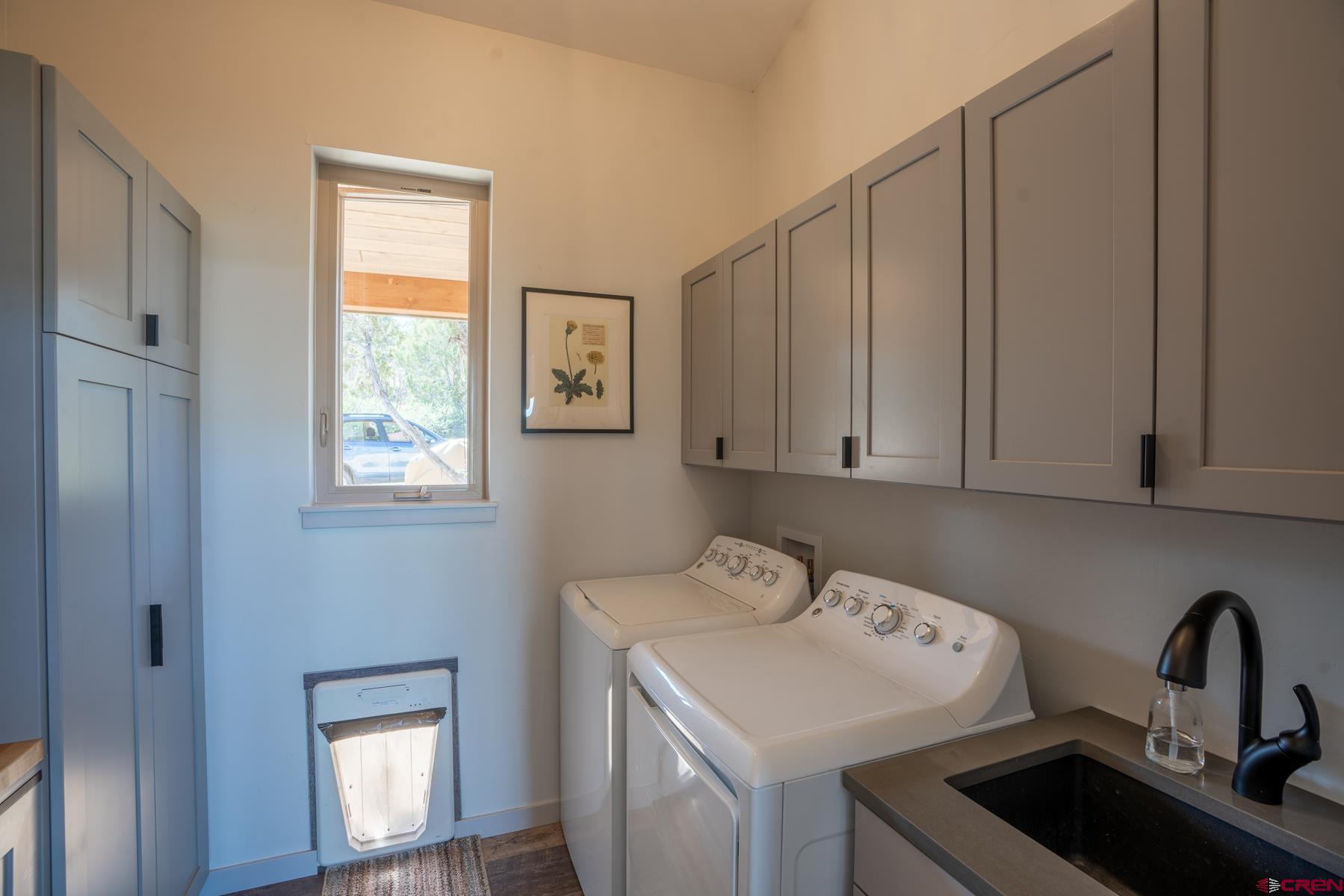68 Cody Road Durango, CO 81303 - Photo 11 of 35 a view of storage and utility room with a window