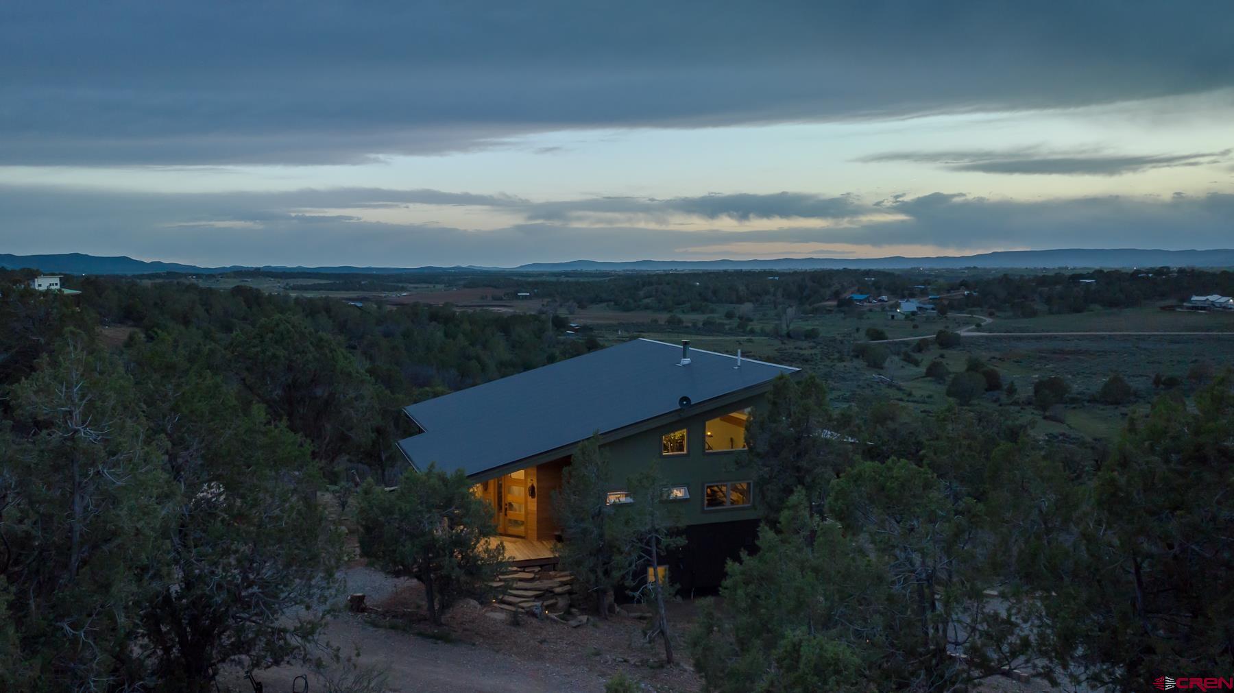 68 Cody Road Durango, CO 81303 - Photo 29 of 35 a view of a terrace with a yard