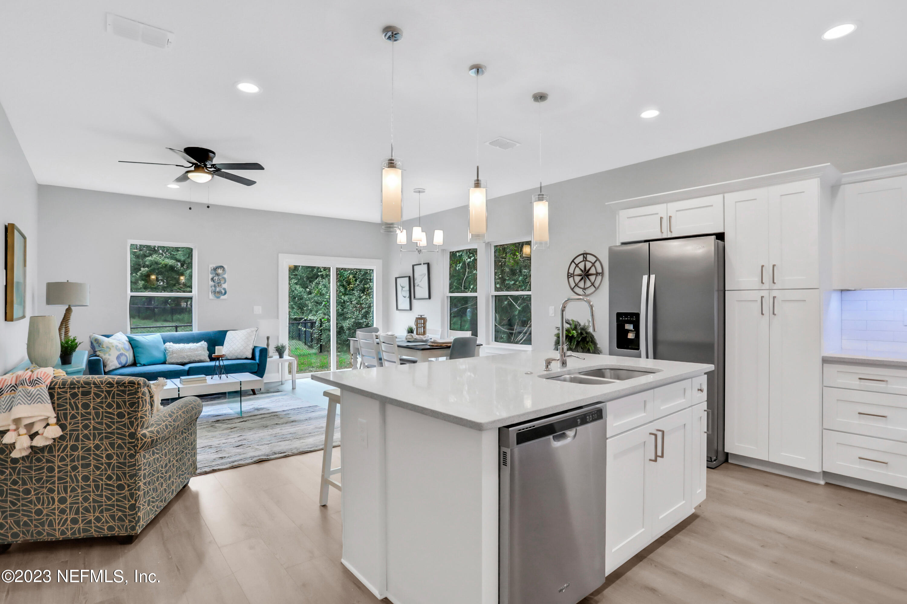 2107 Alley Road Jacksonville, FL 32233 - Photo 5 of 30 Kitchen and Living