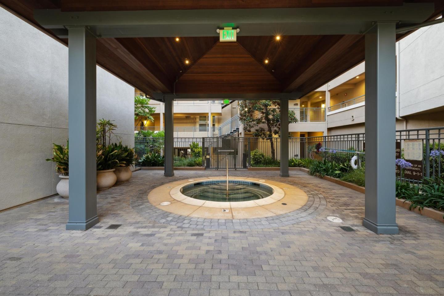 1388 Broadway, Unit 209 Millbrae, CA 94030 - Photo 36 of 40 a view of a porch with furniture and yard