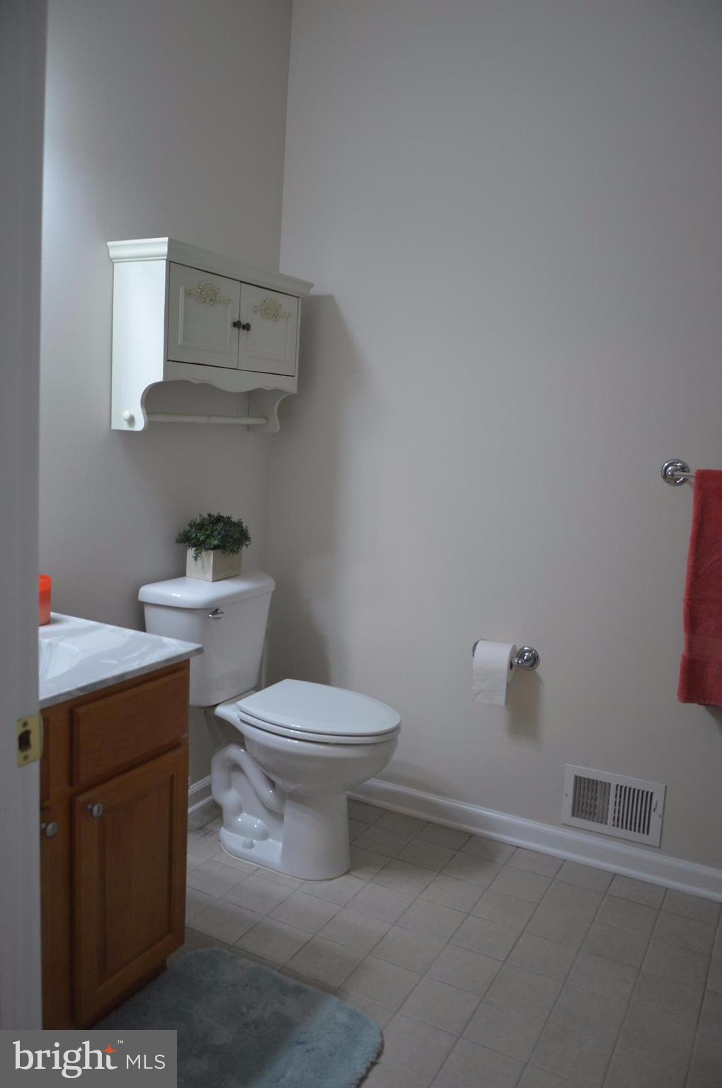 7536 Talbot Run Road Mount Airy, MD 21771 - Photo 7 of 22 a white toilet sitting next to a bathroom sink and vanity