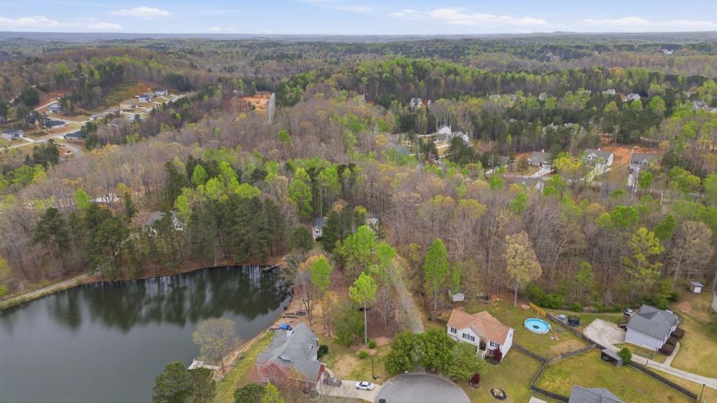 42 Nate Trail Dallas, GA 30157 - Photo 60 of 67 a view of a lake with a mountain in the background