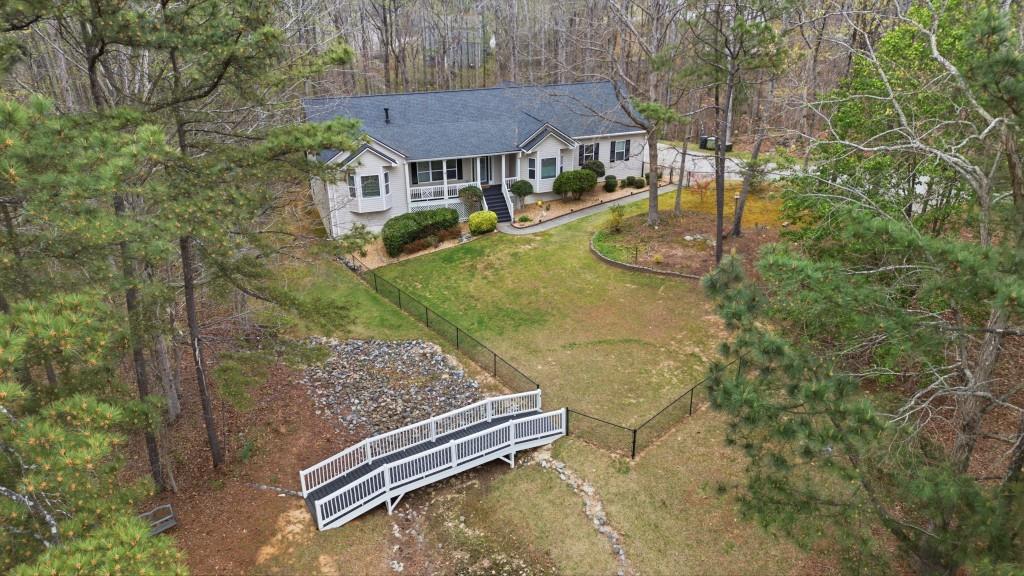 42 Nate Trail Dallas, GA 30157 - Photo 64 of 67 a view of a house with a yard