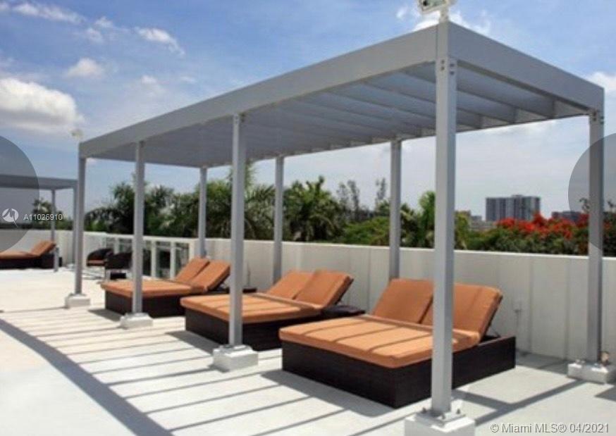 a terrace view with seating space