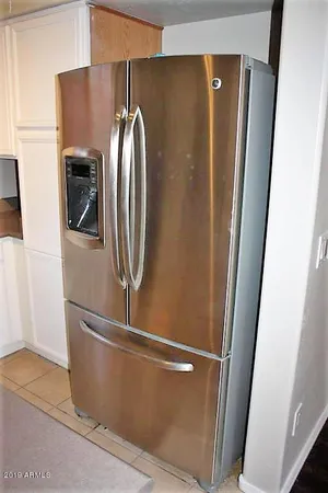 a close view of refrigerator