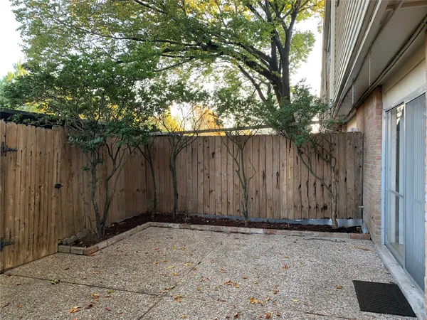 a view of wooden fence