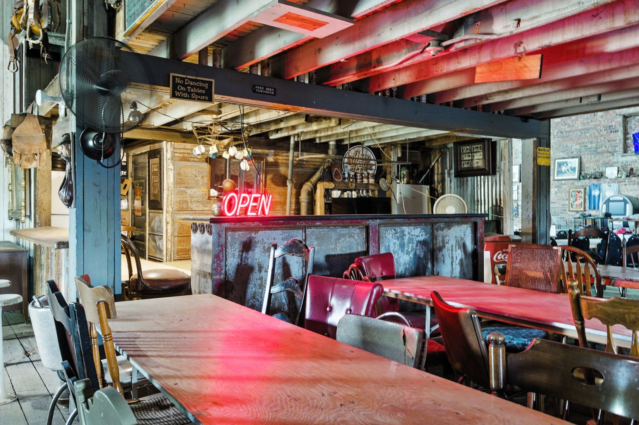 438 Melvin Street Ranger, TX 76470 - Photo 25 of 44 a view of a cafe with sitting area