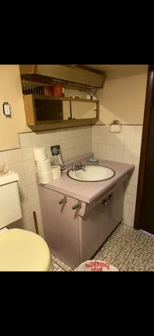 a view of a sink