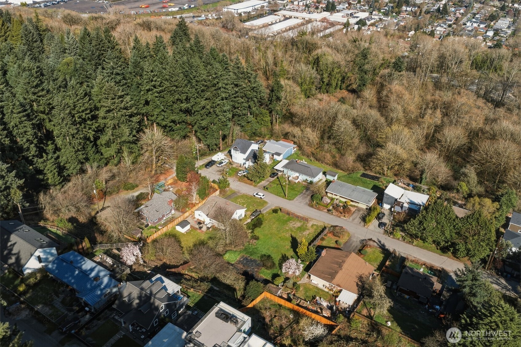 9017 3rd Avenue Southwest Seattle, WA 98106 - Photo 8 of 12 an aerial view of residential houses with outdoor space