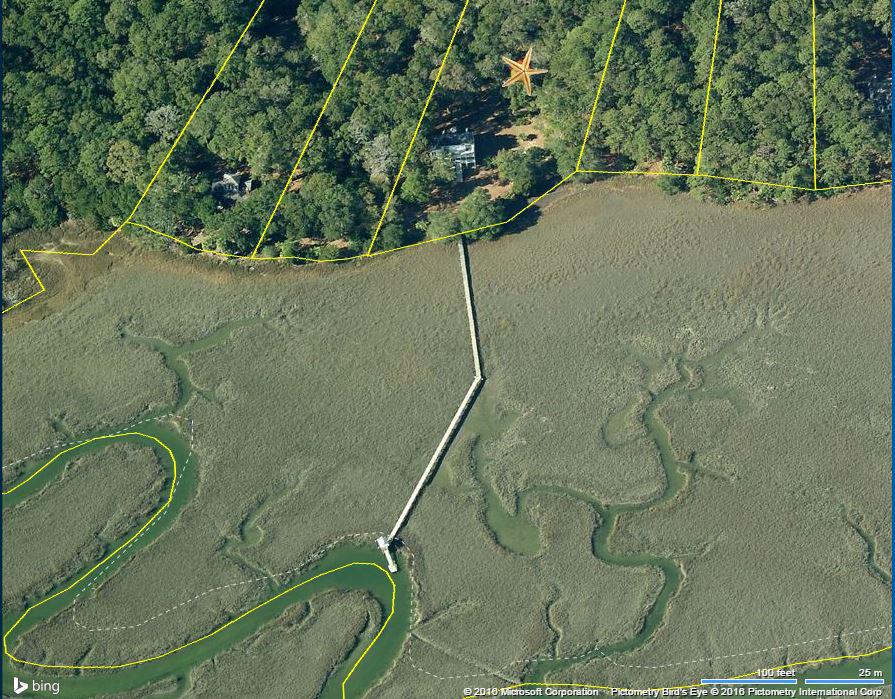 586 Palmetto Pointe Road Edisto Island, SC 29438 - Photo 50 of 50 586 Palmetto Pt aerial 2