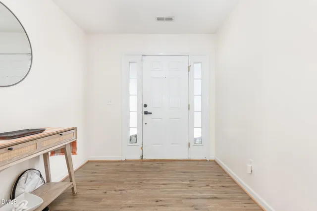 a view of entrance of the house