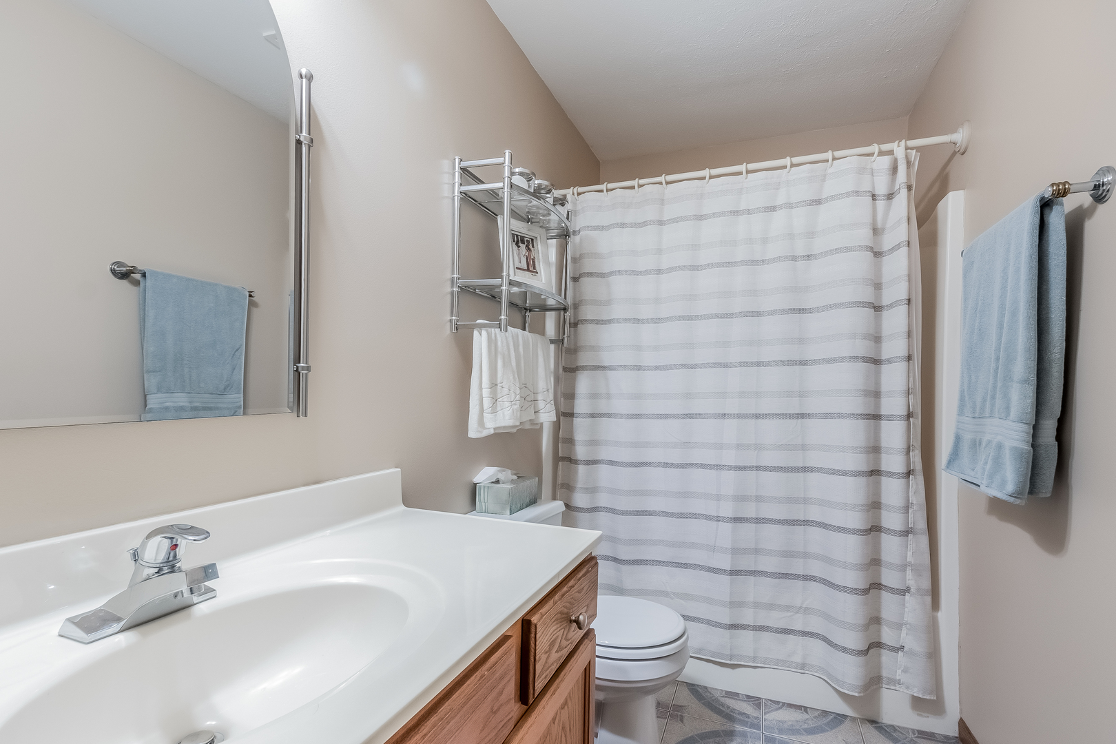 7911 South Sugar Island Road Chebanse, IL 60922 - Photo 11 of 16 a bathroom with a sink toilet and shower
