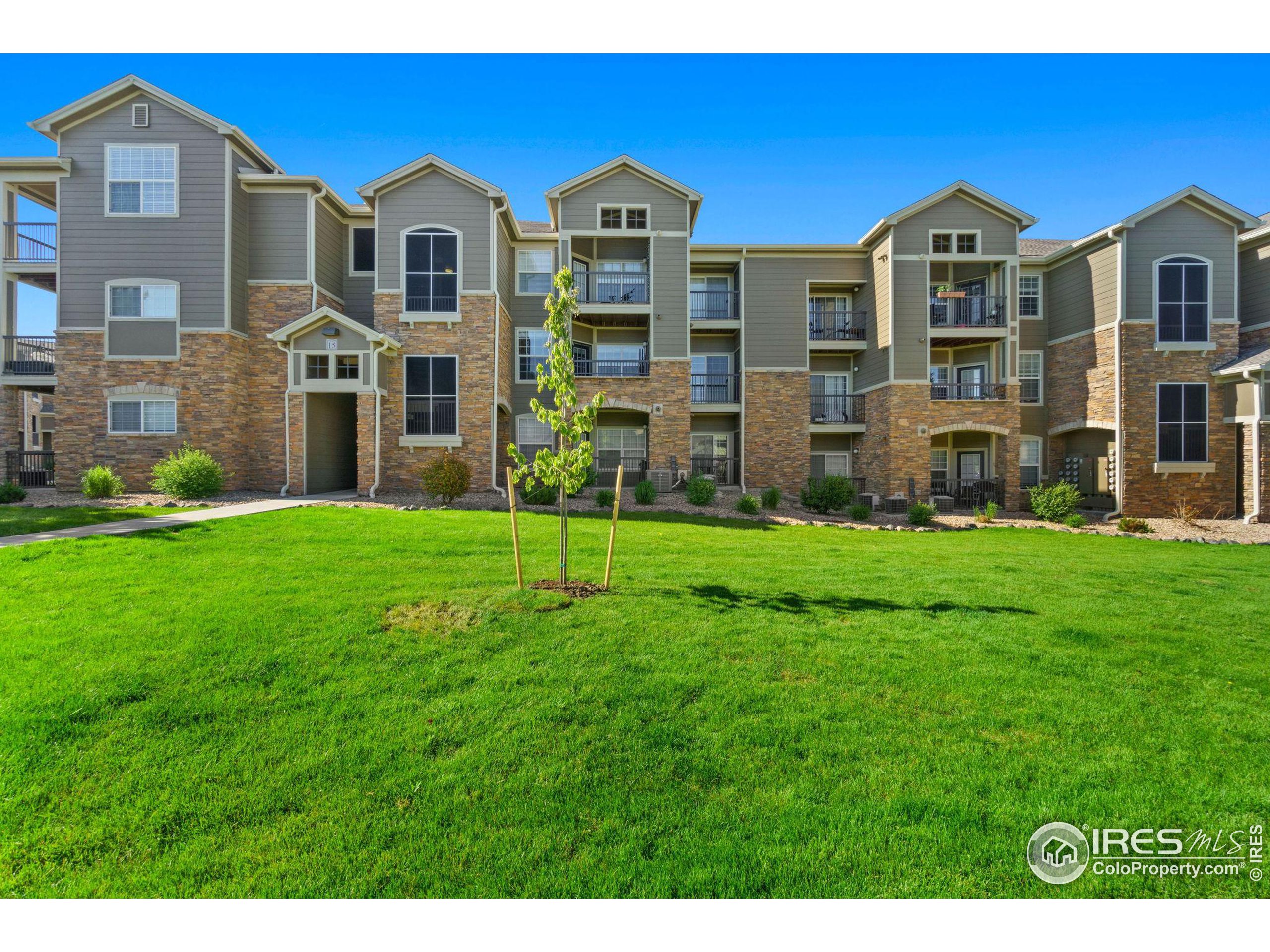 Undisclosed Address Erie, CO 80516 - Photo 20 of 20 a front view of a building with a yard