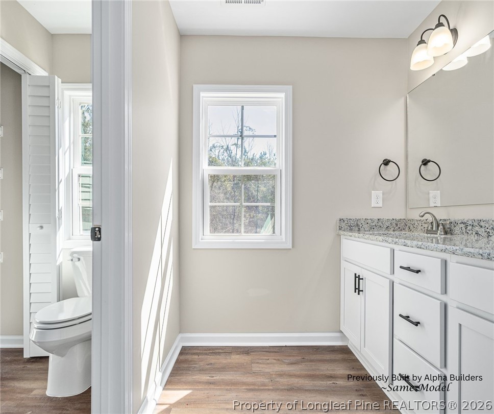 973 Martin Road St. Pauls, NC 28384 - Photo 8 of 19 Relaxing primary bath with double sinks and bright natural lighting.