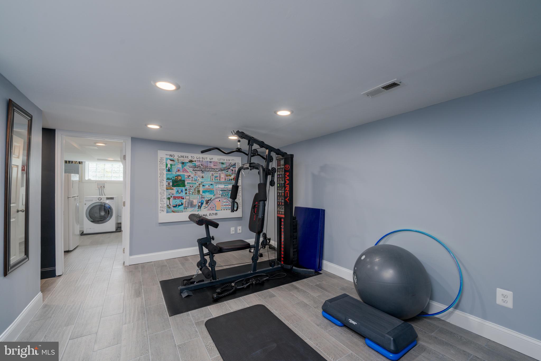 4102 Underwood Road Baltimore, MD 21218 - Photo 36 of 59 Lower Level- Gym/Bonus room