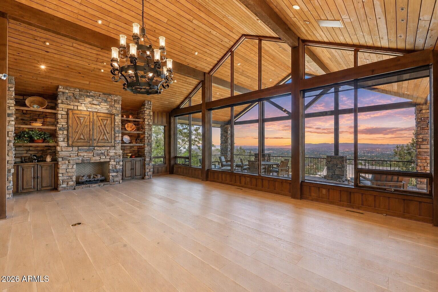 2158 Forest Mountain Road Prescott, AZ 86303 - Photo 12 of 73 Living Room Evening