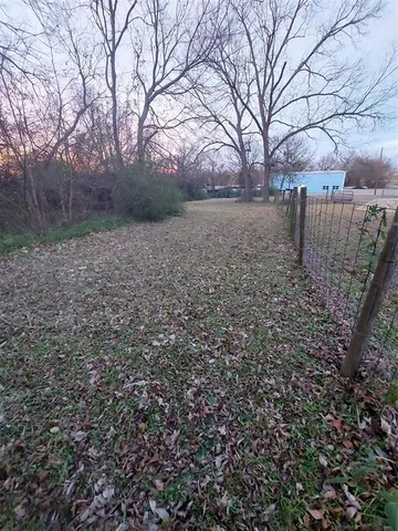 a view of yard with trees