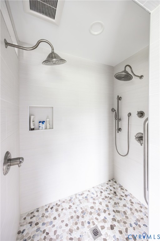 768 Hardtimes Road Farmville, VA 23901 - Photo 29 of 56 Shower featuring dual overhead showerheads, white