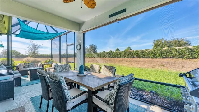 a view of an outdoor space and a yard