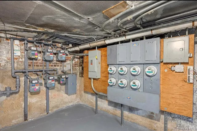 a view of a storage room