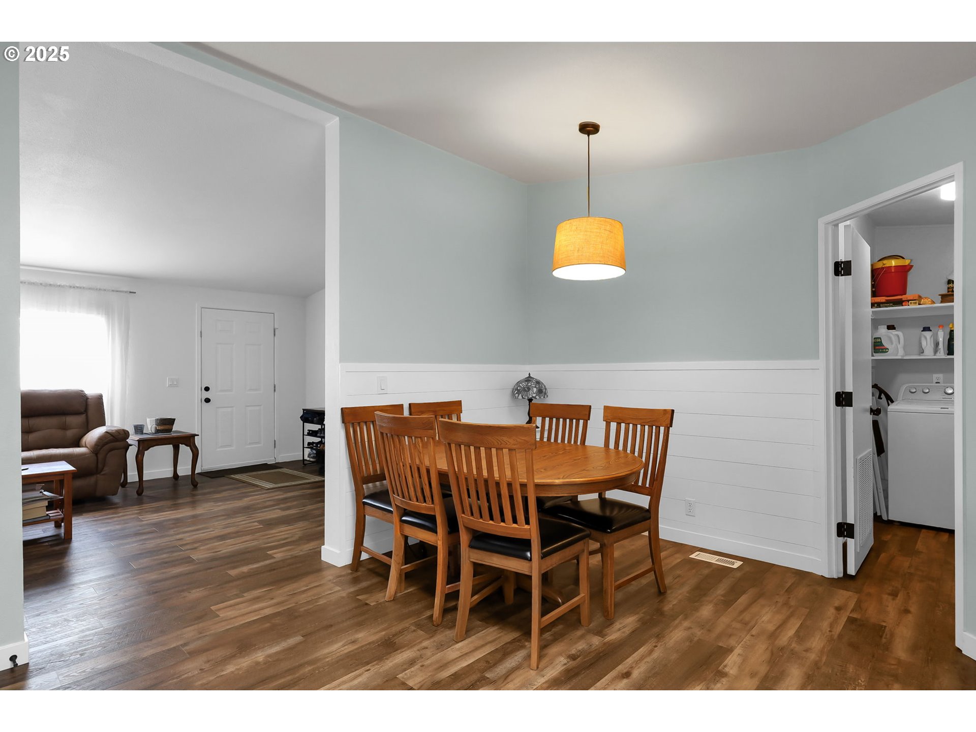 991 Main Street Monroe, OR 97456 - Photo 10 of 48 a dining room with furniture and wooden floor