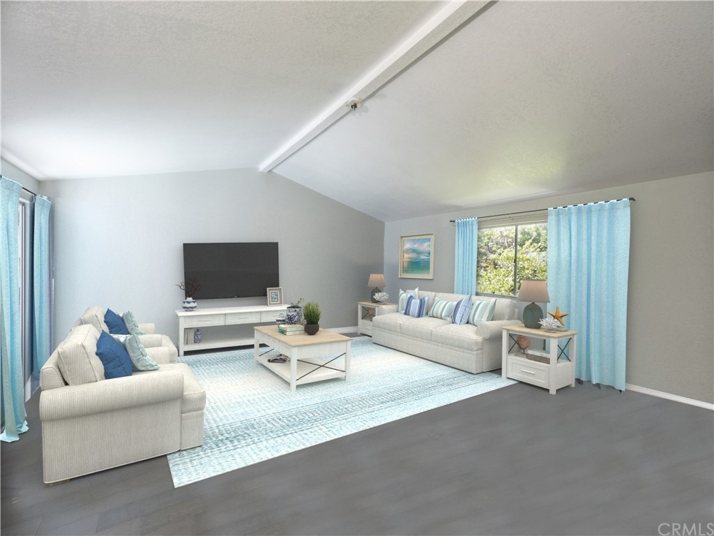 33881 Orilla Road Dana Point, CA 92629 - Photo 30 of 37 a living room with furniture wooden floor and a flat screen tv