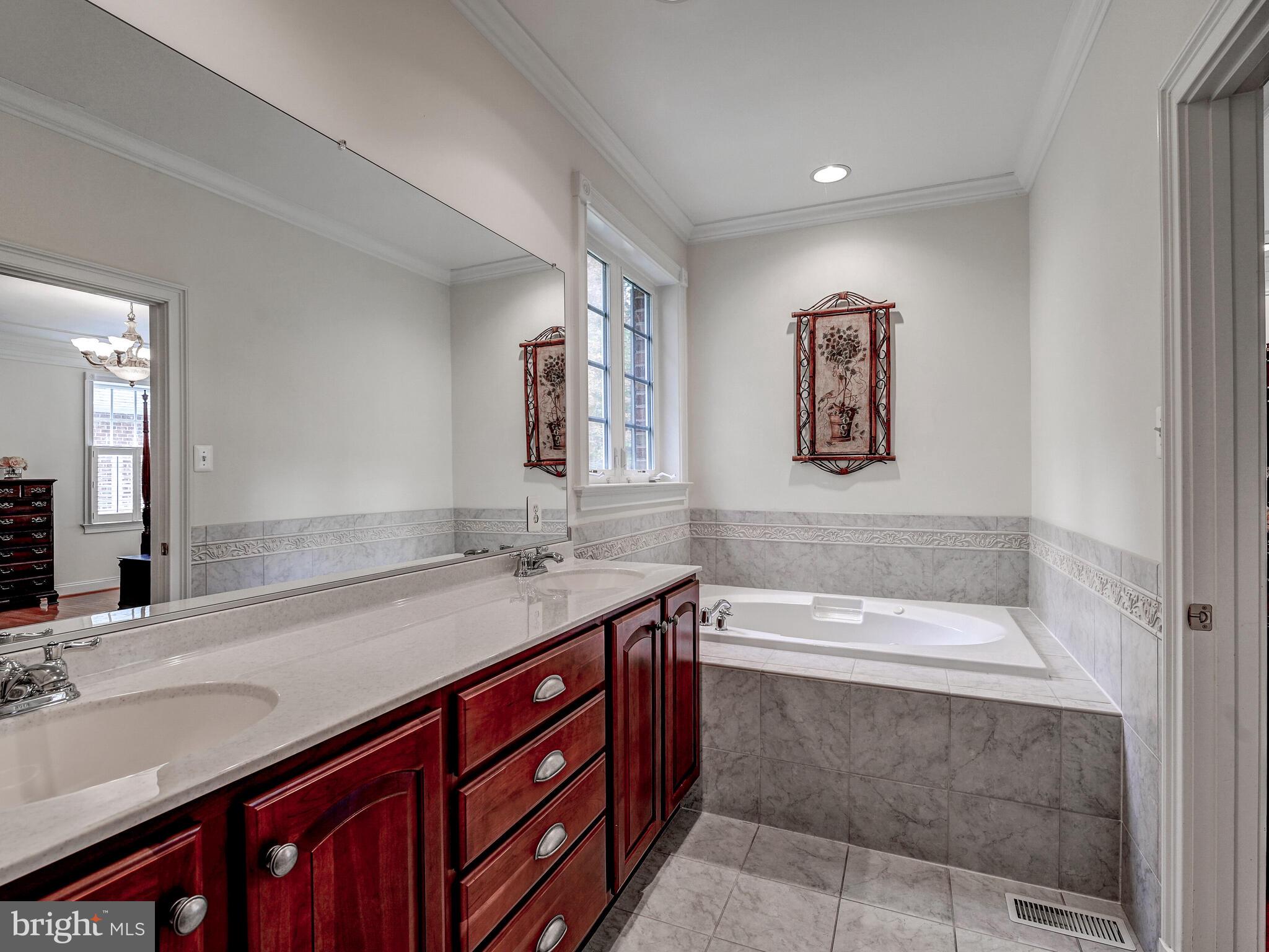 13005 Dover Road Reisterstown, MD 21136 - Photo 22 of 39 Spa bath with separate shower