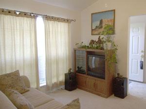 5015 Capulin Lane Amarillo, TX 79110 - Photo 3 of 9 a living room with furniture and a fireplace