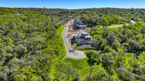 a view of a city with a mountain