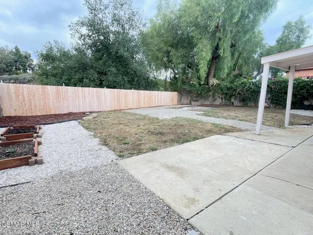 a view of backyard and outdoor space